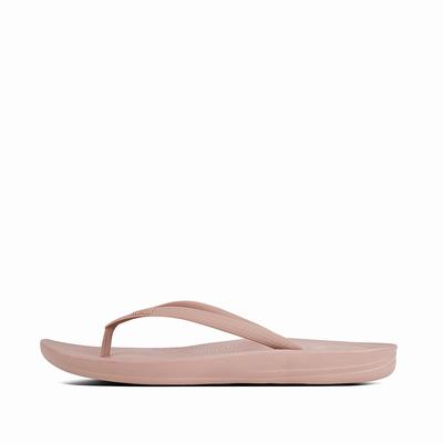 Fitflop Iqushion Ergonomic - Flip Flops Damen - HellBraun (QZX341570)